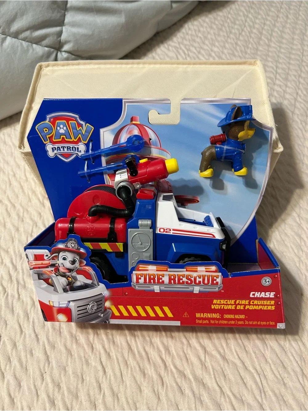 Paw Patrol Fire Rescue Playset Vehicles - Red, Yellow & Blue